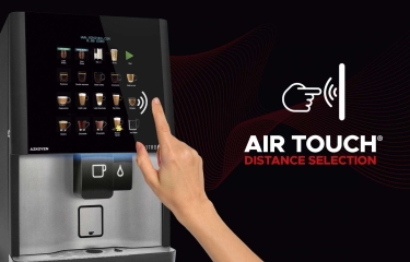 Grupo Azkoyen patenta la tecnología Air Touch: selecciona productos sin tocar la máquina de vending