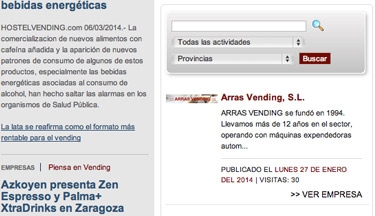 Activamos la Guía Hostelvending en su formato web 