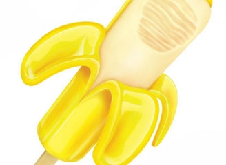 Un helado que se puede pelar