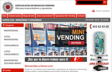 Ilerven pone en marcha una web para la venta de máquinas y consumibles 