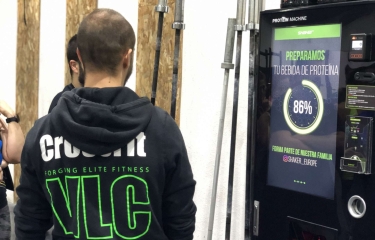 Innovando en vending para gimnasios: máquinas de batidos de proteína