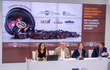 Un proyecto de Lavazza reciclará cápsulas de café en San Sebastián Un proyecto de Lavazza reciclará cápsulas de café en San Sebastián