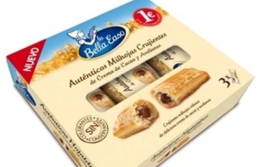 La Bella Easo presenta los Milhojas de crema de cacao y avellanas