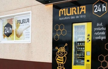 La primera máquina de vending de miel llega a España