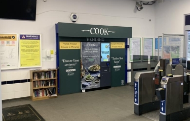 La restauración automática conquista en las estaciones de tren con productos congelados de alta gama