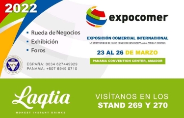 Laqtia inaugura su stand en Expocomer para trasladar todas sus novedades en Panamá