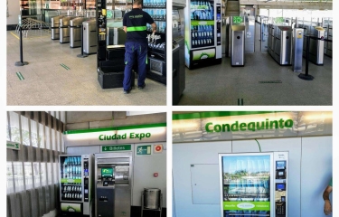 Las máquinas de vending de EPI dan servicio al Metro de Sevilla Las máquinas de vending de EPI dan servicio al Metro de Sevilla