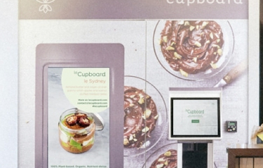 leCupboard, la vending vegana que te guarda y expende los platos según tu dieta