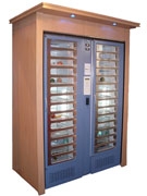 Una vieja idea puesta al día: expendedoras con compartimentos de comida