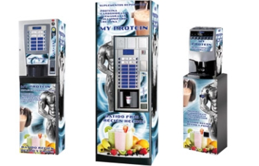 Artidis se adentra en los gimnasios con una máquina de batidos de proteínas