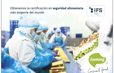 Ñaming celebra el día de la seguridad alimentaria con la obtención del certificado IFS
