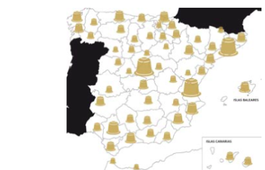 Nespresso amplía las vías de conexión con el cliente y los puntos de recogida