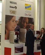 El "café de máquina" hace las delicias de los visitantes de Alimentaria