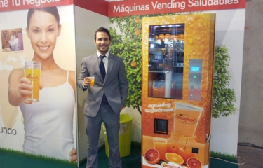 Oranfresh abandera el vending saludable desde sus expendedoras de zumo de naranja