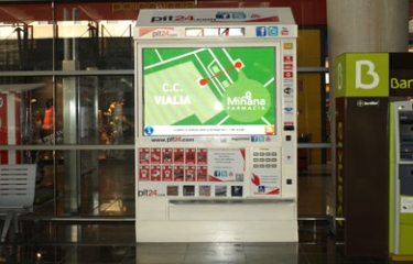 Las expendedoras como escaparates publicitarios y promoción turística