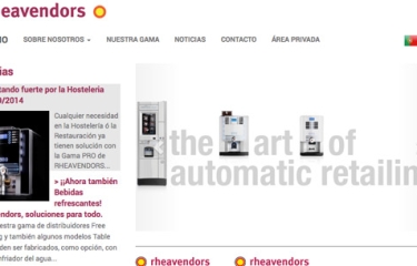 Visual y sencilla, la nueva web de Rheavendors