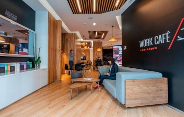 Santander expandirá su modelo Work Café fuera de Madrid