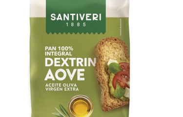 Santiveri lanza nuevo pan integral Dextrin AOVE: masa madre y más aceite de oliva