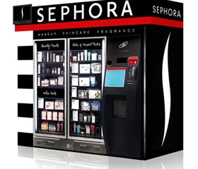 Sephora, The Body Shop y Best-Buy comparten las mismas expendedoras