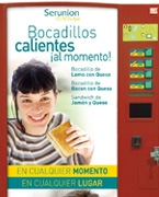 Serunión presenta la primera expendedora de bocadillos calientes recién hechos