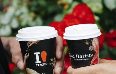 Templo Cafés dispensa su café más premium en vasos take away compostables Templo Cafés dispensa su café más premium en vasos take away compostables