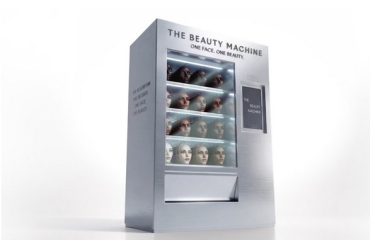 The Beauty Machine: una máquina expendedora de rostros