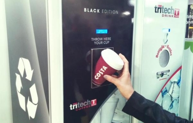 Las expendedoras de reciclaje de Tritech desfilan por la Waste-Works de Londres
