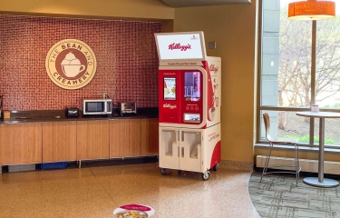 Una máquina de vending de Kellogg’s para desayunar en la oficina… o en cualquier parte