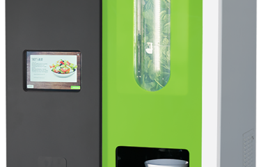 Crean una vending que prepara una ensalada individual en 60 segundos