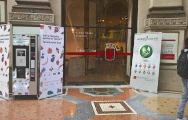 Confida promueve el vending de Comercio Justo en Milán