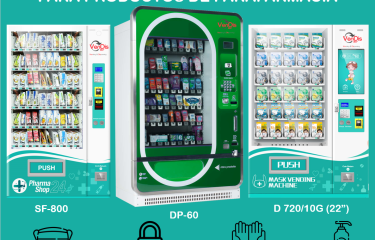 VenDis 360 sigue apostando por el vending de EPI’s con sus nuevos modelos: SF 800 , 720/10C y D 60 antivandálica.