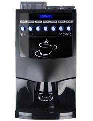 Azkoyen viste de negro su línea Vitale S para el Office Coffee Service