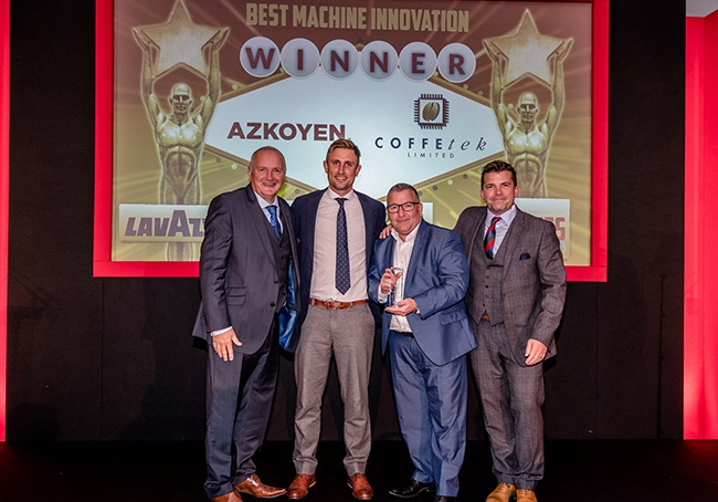 Grupo Azkoyen logra tres premios de la industria del Vending británico Grupo Azkoyen logra tres premios de la industria del Vending británico