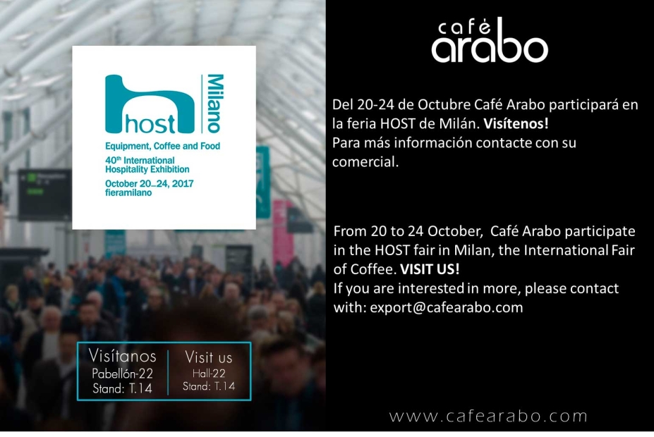 Café Arabo presenta en Host milano un nuevo café gourmet