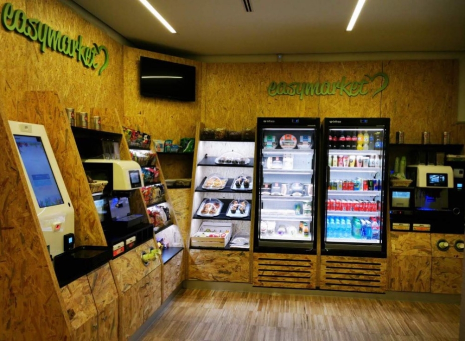El micromarket de Easy Vending: el Easymarket saludable y variado