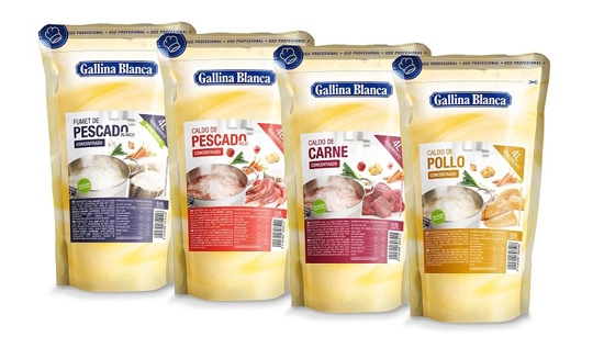 Gallina Blanca FoodService renueva su gama de caldos líquidos concentrados Gallina Blanca FoodService renueva su gama de caldos líquidos concentrados