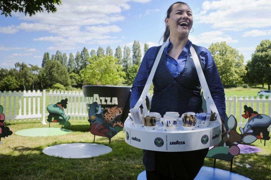 Lavazza sirve su mejor café en Wimbledon de la mano de Angelique Kerber