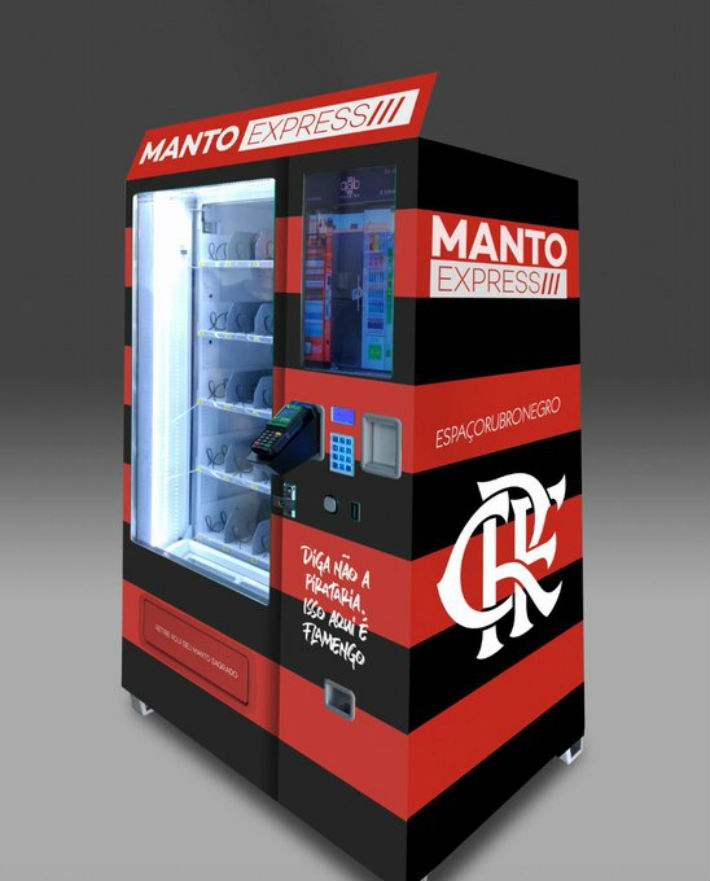 Estrategias con distribución automática: una máquina expendedora de camisetas