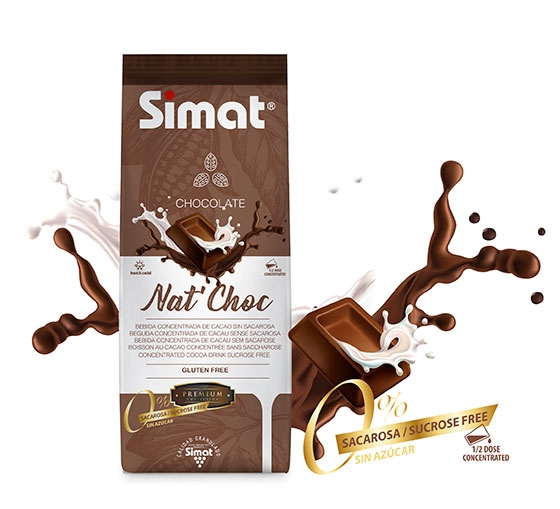 Un nuevo cacao de Simat con menos calorías y mejor rendimiento en máquina
