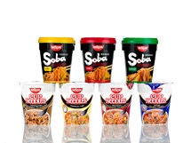 Vasos de Noodles para un almuerzo rápido