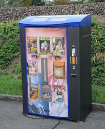 La venta automática de periódicos tiene un nuevo aliado: el sol La venta automática de periódicos tiene un nuevo aliado: el sol