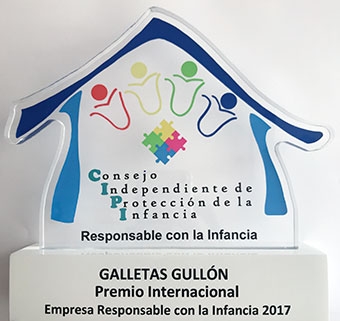 Gullón recibe el Premio Internacional Empresas Responsables con la Infancia del CIPI Gullón recibe el Premio Internacional Empresas Responsables con la Infancia del CIPI