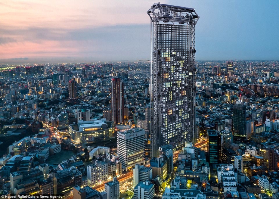 Un rascacielos vending para crear casas