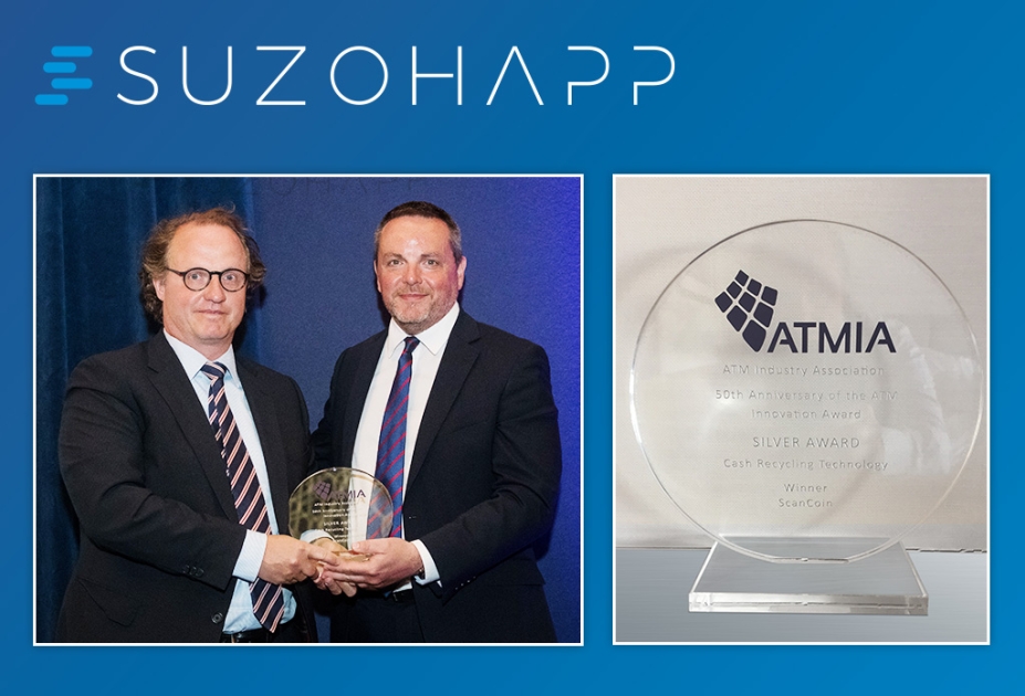 Suzohapp recibe el premio Silver Innovation por su tecnología de reciclado de efectivo Suzohapp recibe el premio Silver Innovation por su tecnología de reciclado de efectivo