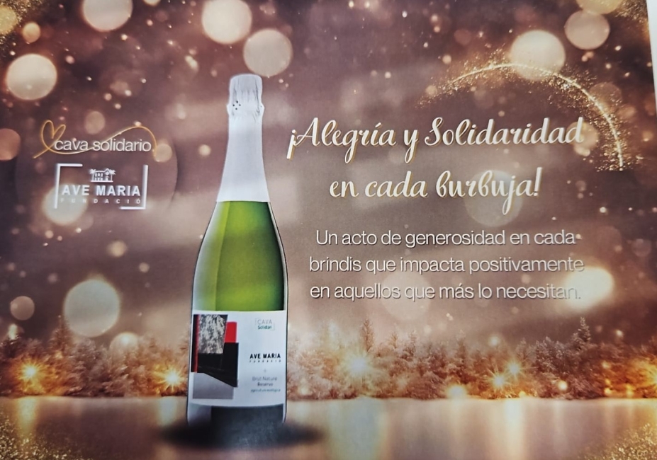 AEV colabora con la Fundación Ave María brindando inclusión con cava solidario AEV colabora con la Fundación Ave María brindando inclusión con cava solidario