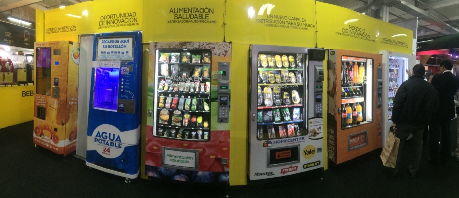 El vending que triunfa en Alimentec Colombia