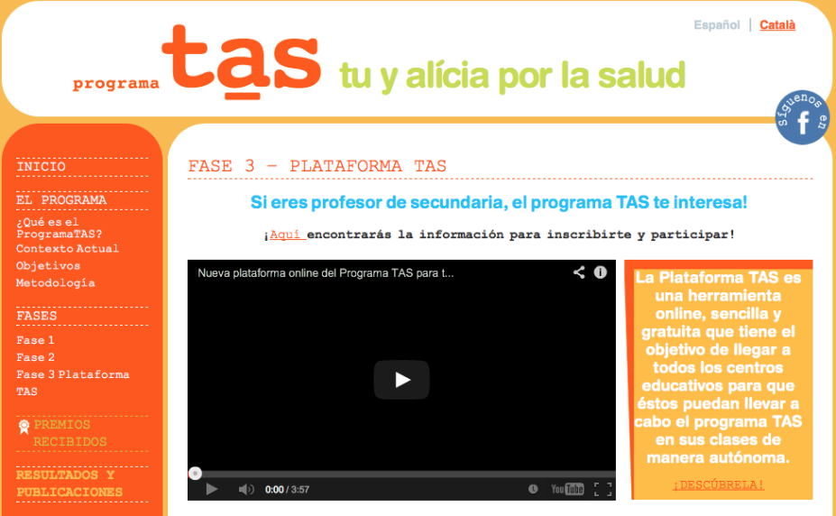 ¿Puede servir el programa TAS como guía para el vending en los colegios? ¿Puede servir el programa TAS como guía para el vending en los colegios?