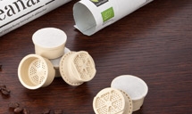 Plástico compostable para las cápsulas de café 