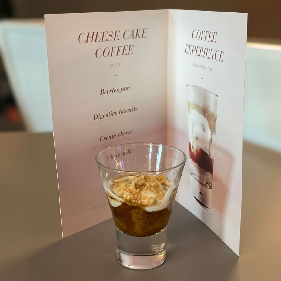 Cheesecake coffee: Un café 'con altura' en el aeropuerto de Milán Cheesecake coffee: Un café 'con altura' en el aeropuerto de Milán