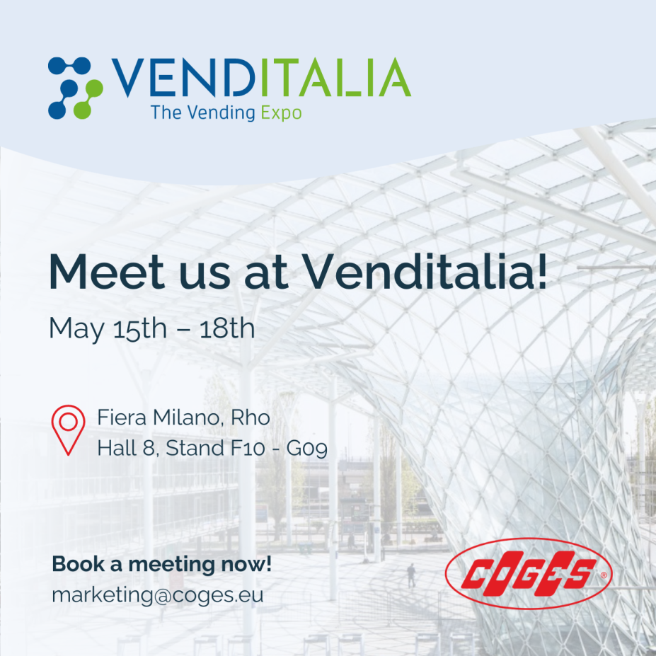 Coges y Vendon presentarán las nuevas soluciones en Venditalia 2024